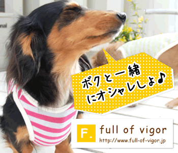 犬の服　full of vigor