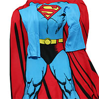 スーパーマン 袖付きブランケット