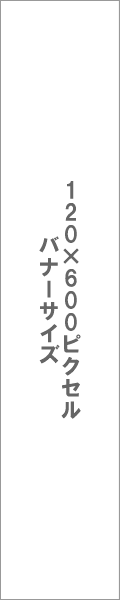バナーサイズ120*600