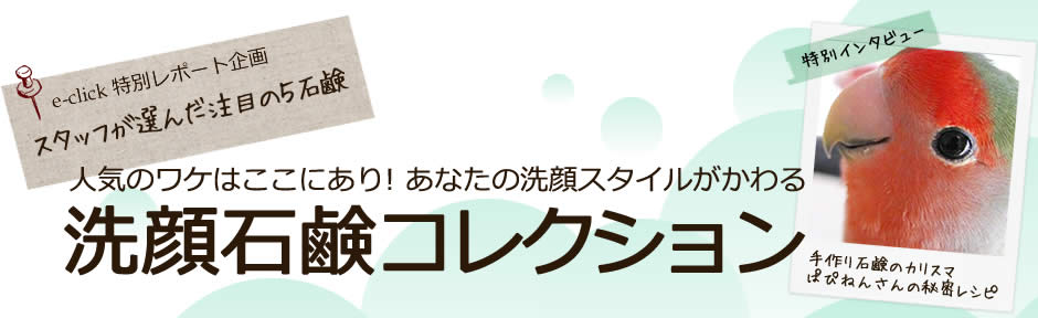 特別レポート！スタッフ厳選洗顔石鹸コレクション